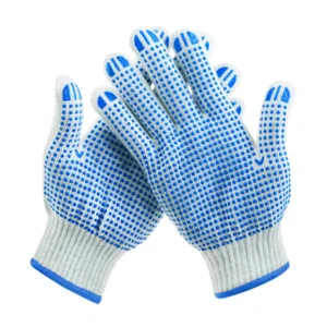 PVC Dotted Cotton Knitted Gloves